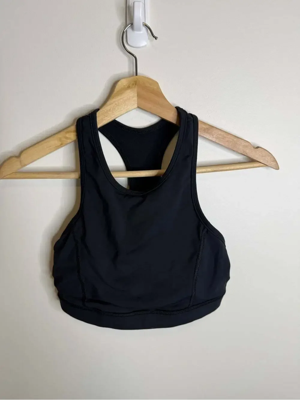 lululemon athletica Black Racerback Sports Bra size 4